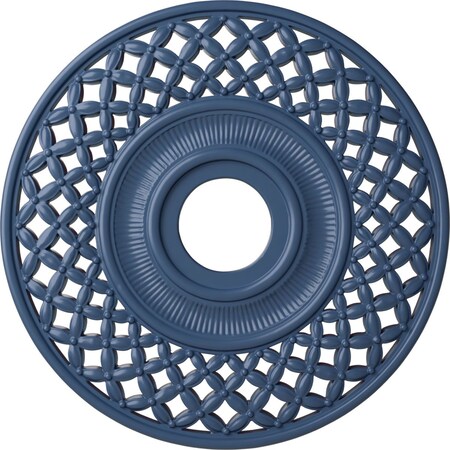 Ekena Millwork Robin Ceiling Medallion (Fits Canopies up to 6 1/4"), 22 1/4"OD x 4 3/4"ID x 1 1/4"P, Americana CM22RBAMF